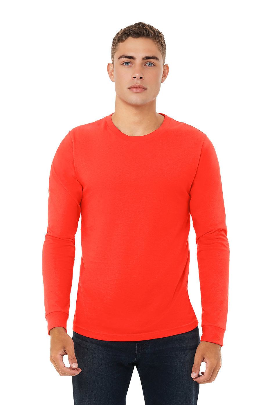 Unisex Jersey Long Sleeve Tee  Bella+Canvas  3501 XXX-LARGE