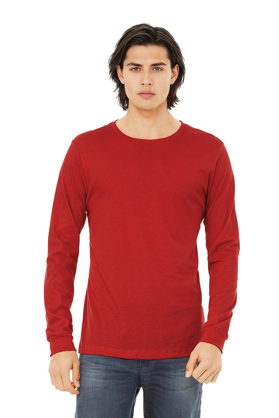 Unisex Jersey Long Sleeve Tee  Bella+Canvas  3501 XXX-LARGE