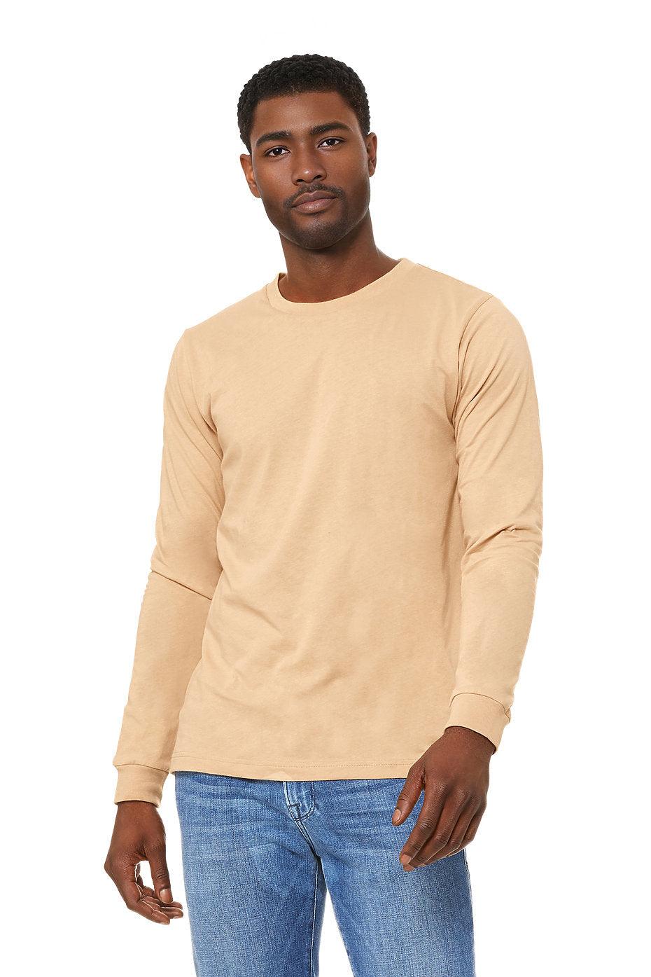 Unisex Jersey Long Sleeve Tee  Bella+Canvas  3501 XXX-LARGE