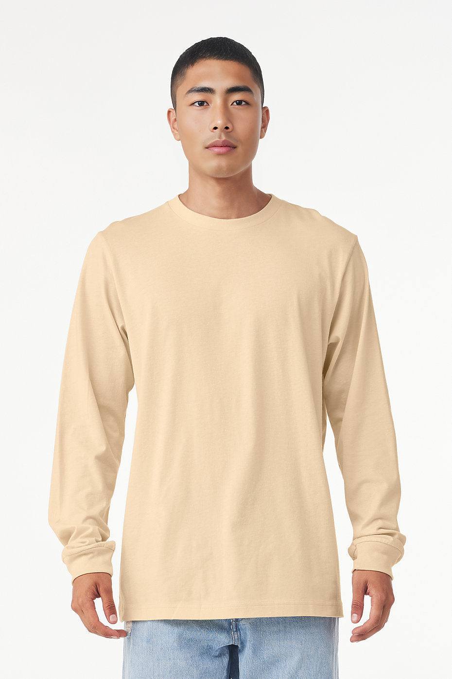 Unisex Jersey Long Sleeve Tee  Bella+Canvas  3501 XXX-LARGE