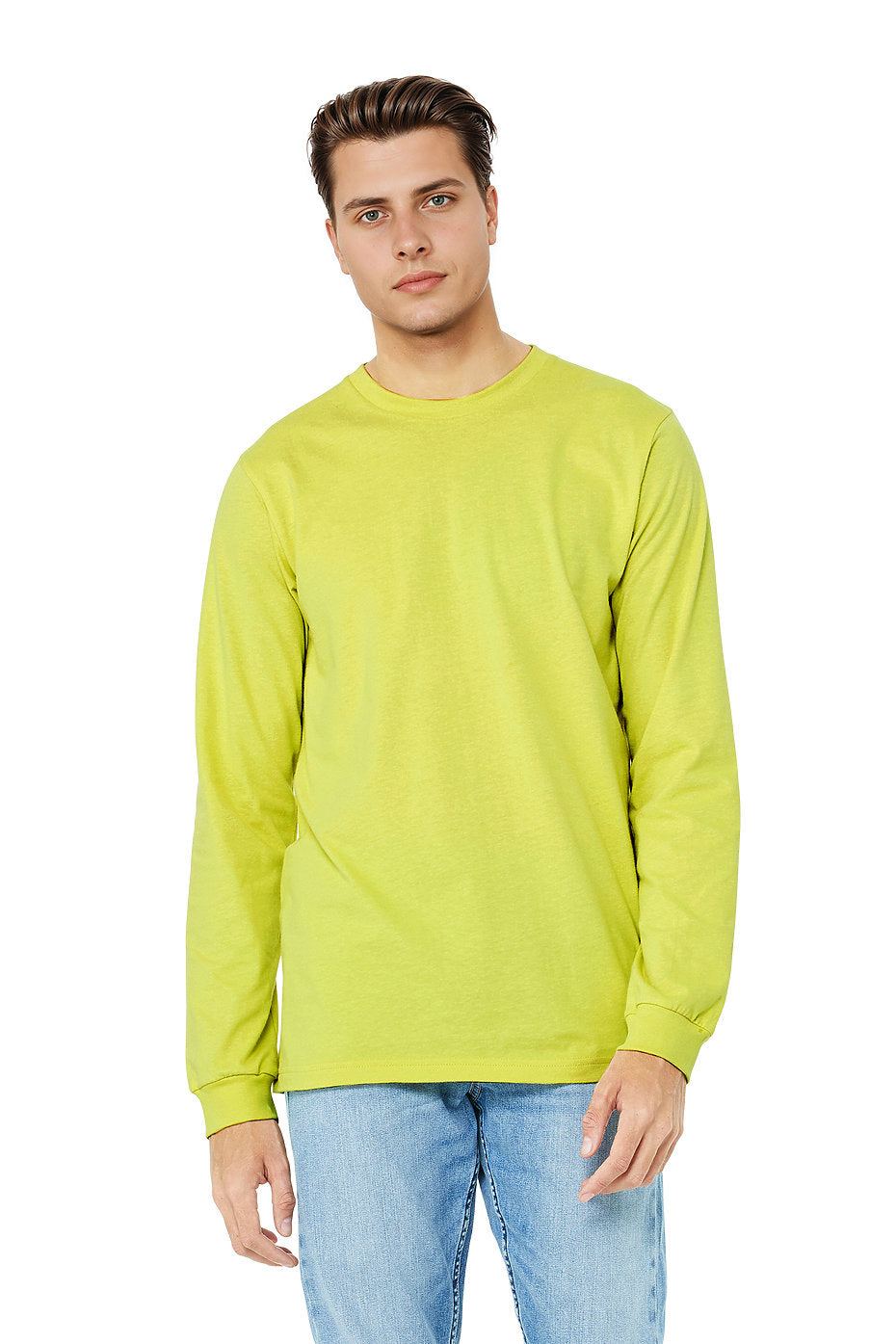 Unisex Jersey Long Sleeve Tee  Bella+Canvas  3501 XXX-LARGE