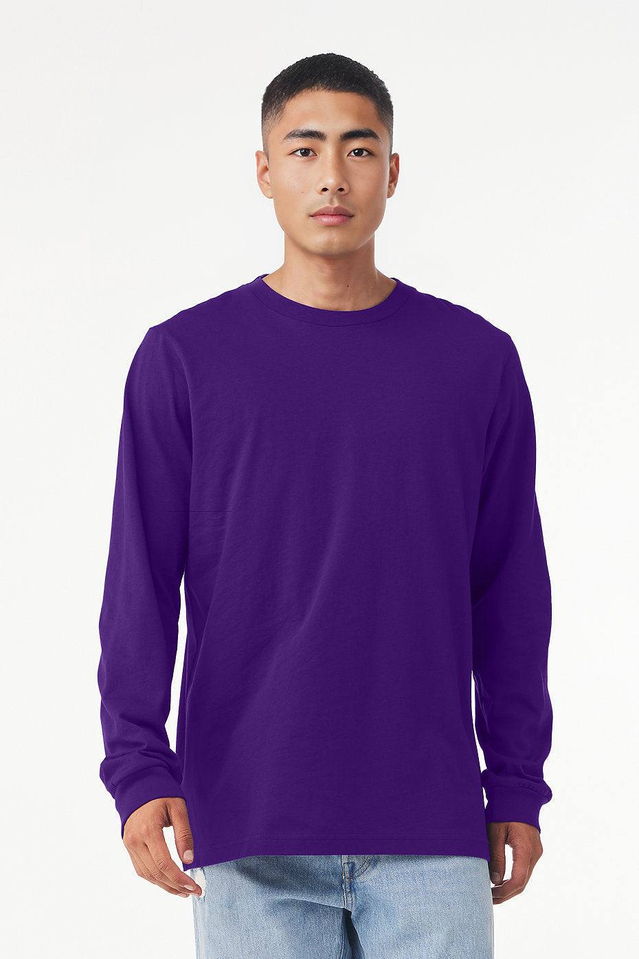 Unisex Jersey Long Sleeve Tee  Bella+Canvas  3501 XXX-LARGE