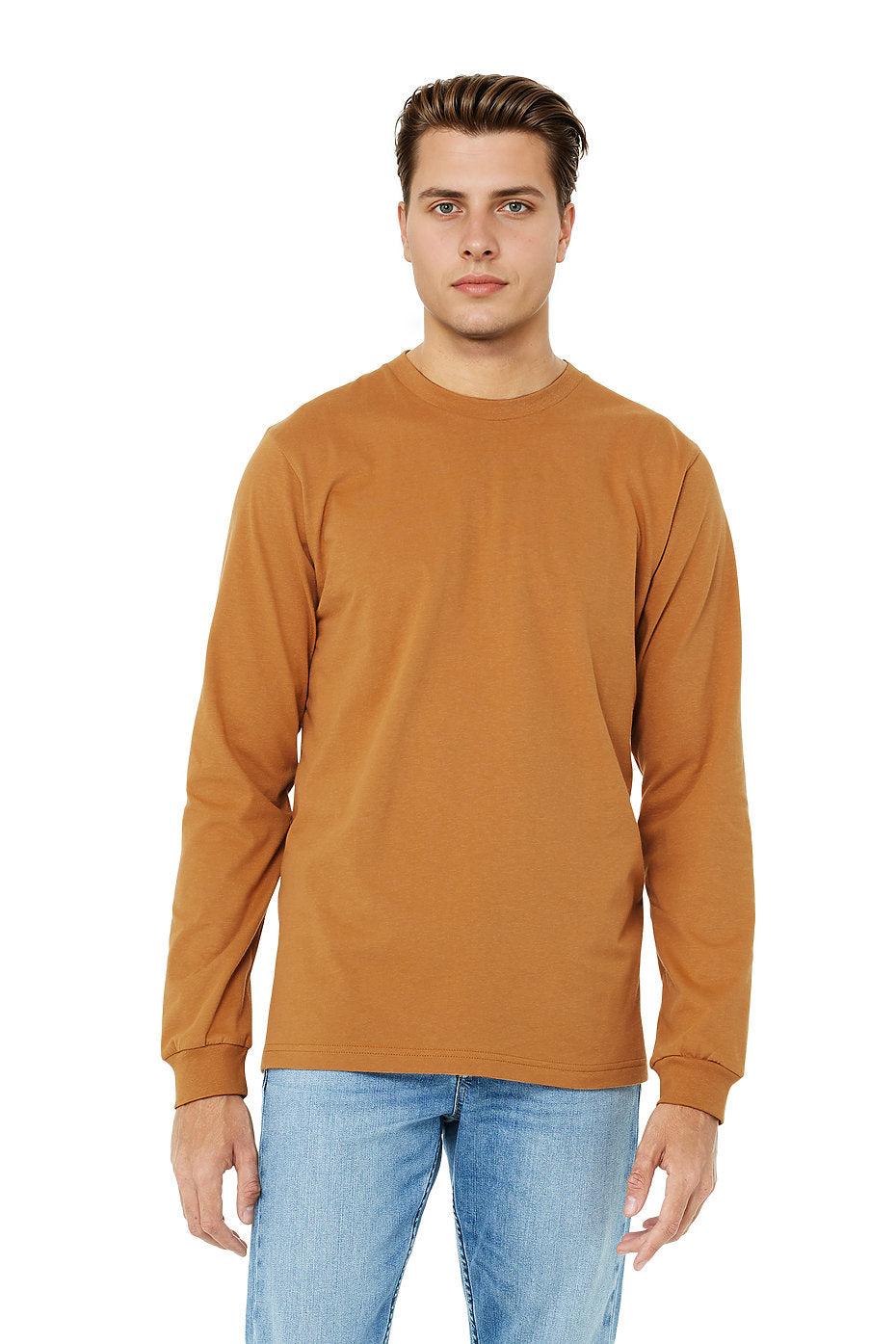 Unisex Jersey Long Sleeve Tee  Bella+Canvas  3501 XXX-LARGE