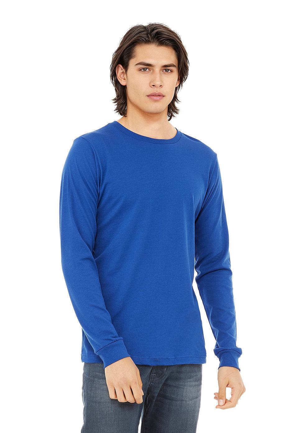 Unisex Jersey Long Sleeve Tee  Bella+Canvas  3501 XXX-LARGE