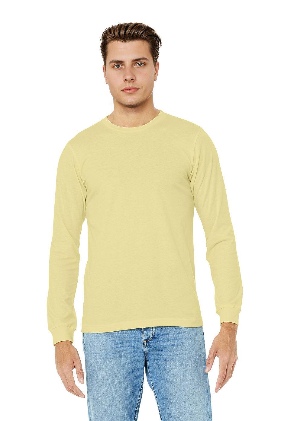 Unisex Heather CVC Long Sleeve Tee  Bella+Canvas  3501CVC LARGE, X-LARGE, & XX-LARGE