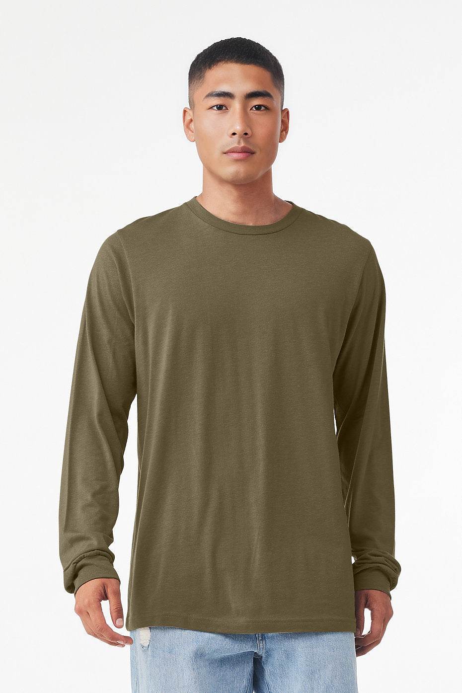Unisex Heather CVC Long Sleeve Tee  Bella+Canvas  3501CVC LARGE, X-LARGE, & XX-LARGE