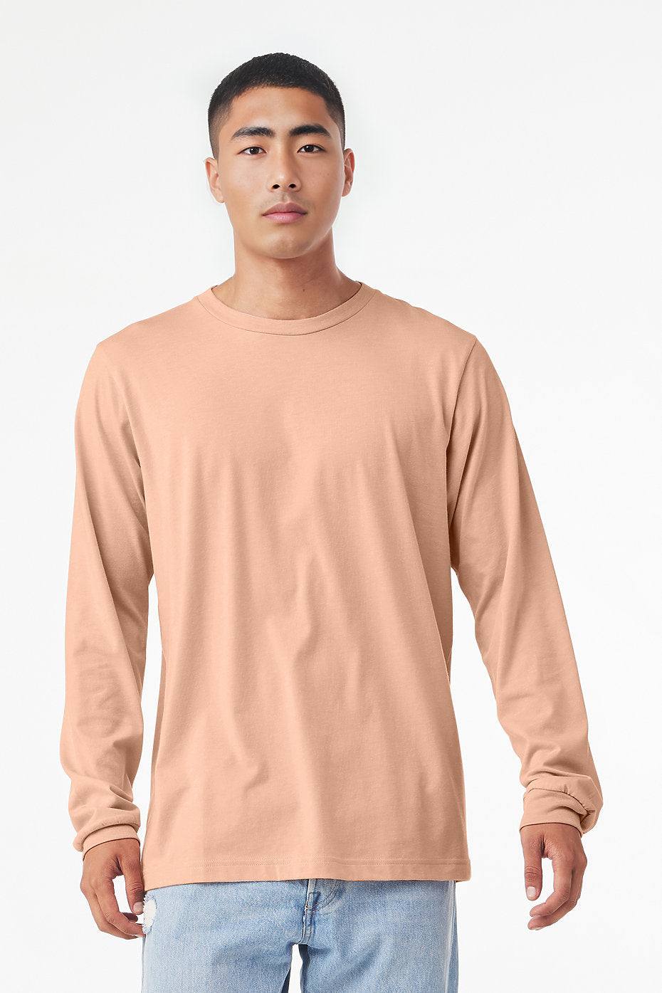 Unisex Heather CVC Long Sleeve Tee  Bella+Canvas  3501CVC LARGE, X-LARGE, & XX-LARGE