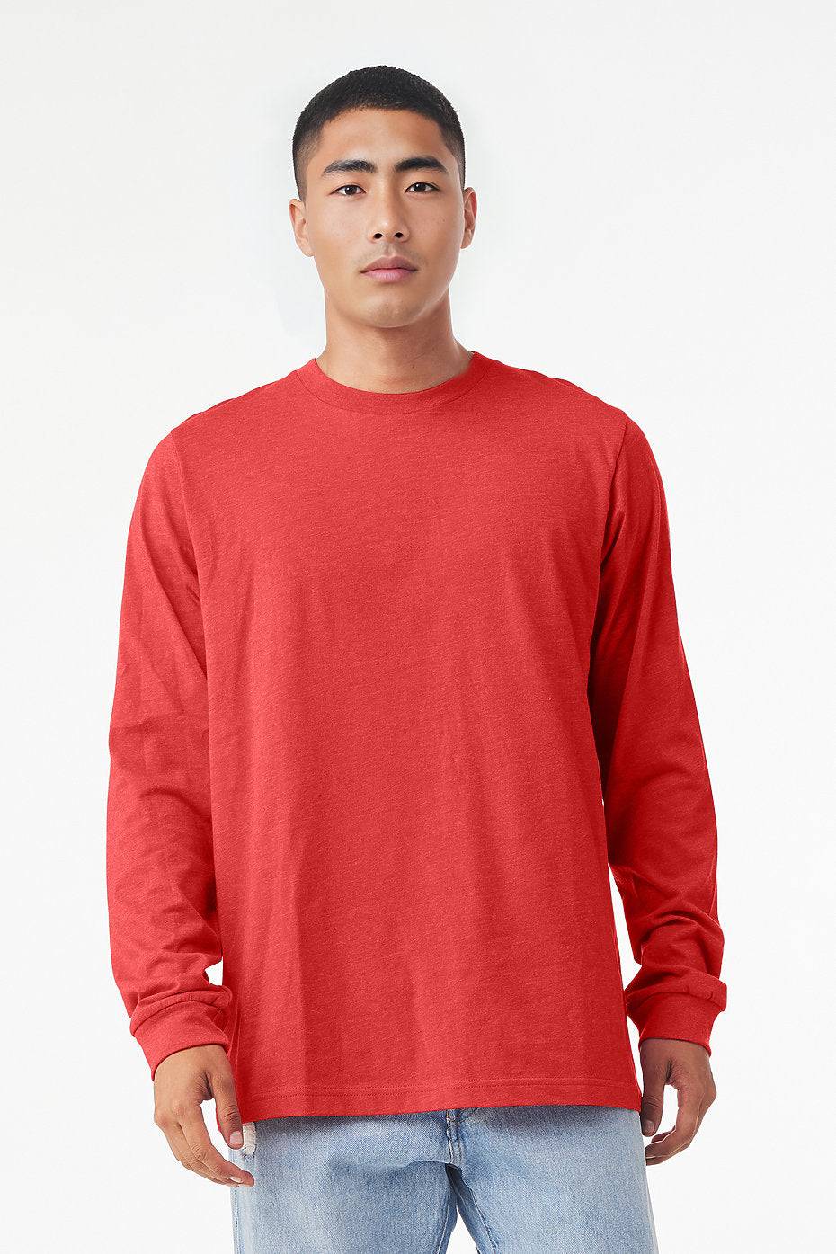 Unisex Heather CVC Long Sleeve Tee  Bella+Canvas  3501CVC LARGE, X-LARGE, & XX-LARGE