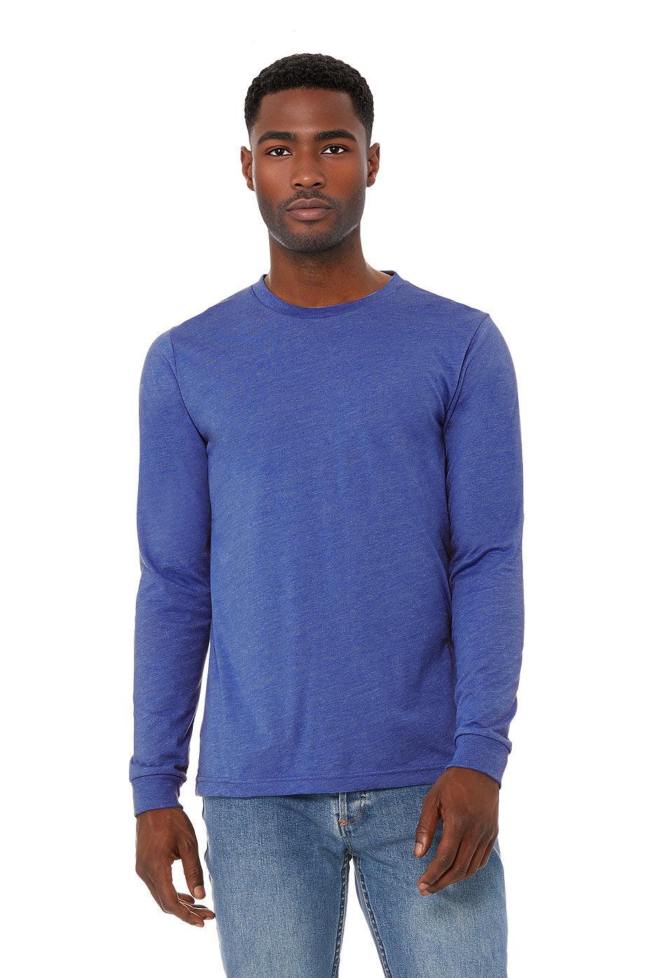 Unisex Heather CVC Long Sleeve Tee  Bella+Canvas  3501CVC LARGE, X-LARGE, & XX-LARGE
