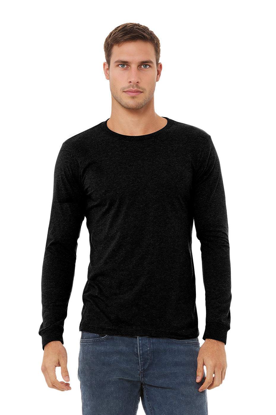 Unisex Heather CVC Long Sleeve Tee  Bella+Canvas  3501CVC LARGE, X-LARGE, & XX-LARGE