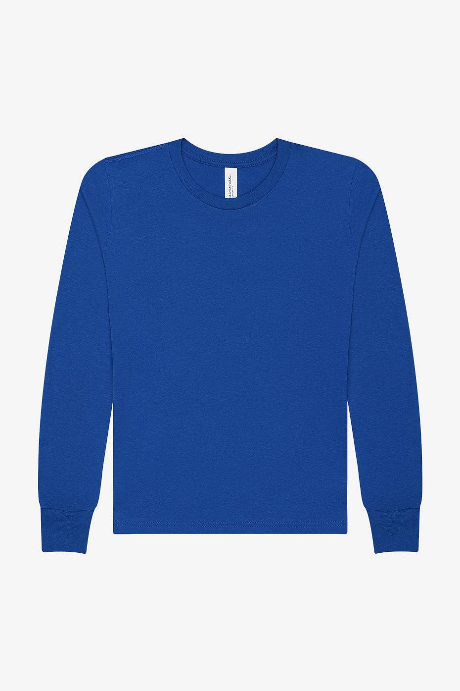 Youth Jersey Long Sleeve Tee  Bella+Canvas  3501Y