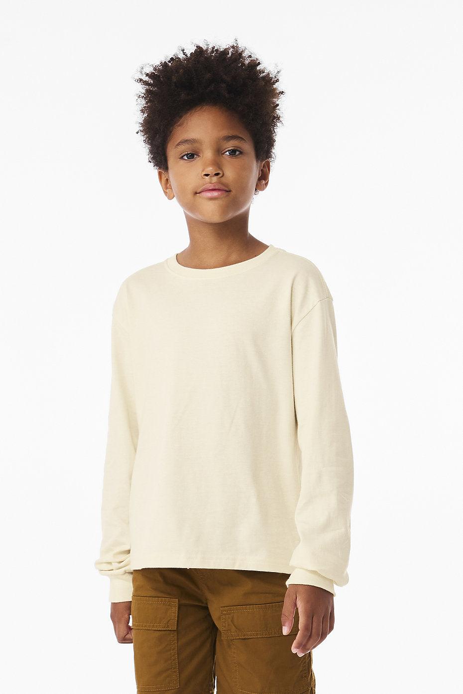 Youth Heavyweight Long Sleeve Tee  Bella+Canvas  3511Y
