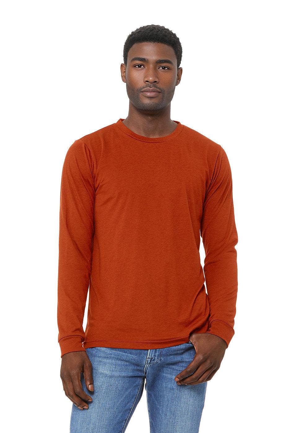 Unisex Triblend Long Sleeve Tee  Bella+Canvas  3513  X-LARGE, XX-LARGE, & XXX-LARGE