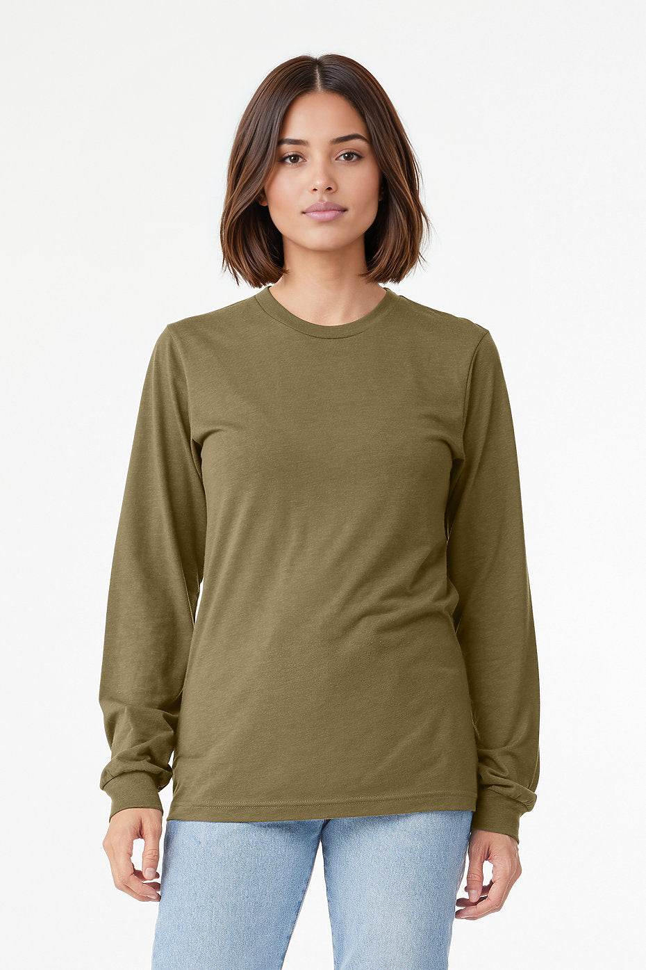 Unisex Triblend Long Sleeve Tee  Bella+Canvas  3513  X-LARGE, XX-LARGE, & XXX-LARGE