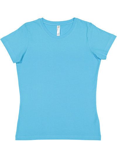 Women's Fine Jersey Tee  LAT  3516  3-XL