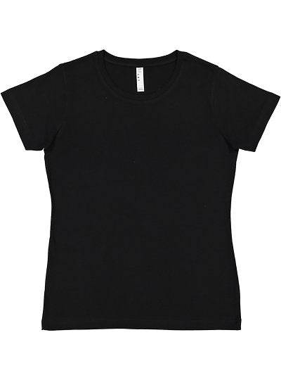 Women's Fine Jersey Tee  LAT  3516  LARGE