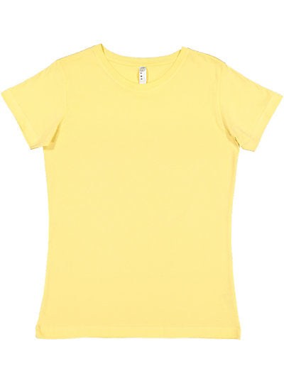 Women's Fine Jersey Tee  LAT  3516  LARGE