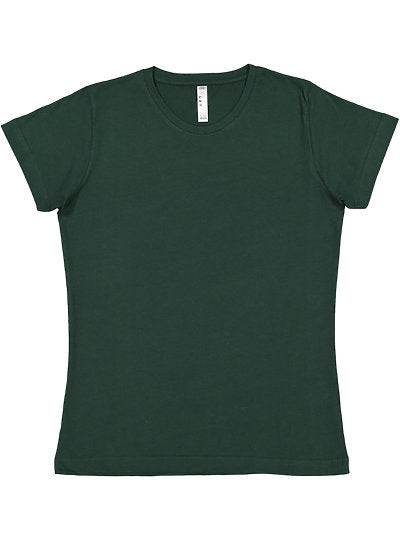 Women's Fine Jersey Tee  LAT  3516  LARGE