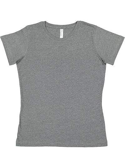 Women's Fine Jersey Tee  LAT  3516  LARGE