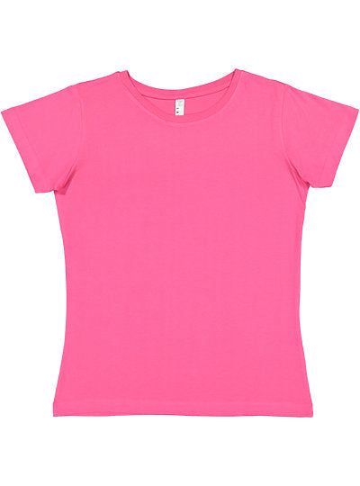 Women's Fine Jersey Tee  LAT  3516  LARGE