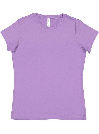 Women's Fine Jersey Tee  LAT  3516  LARGE