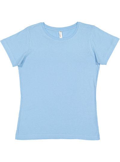 Women's Fine Jersey Tee  LAT  3516  LARGE