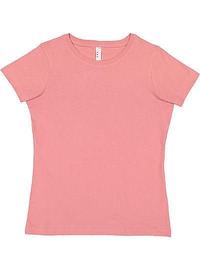Women's Fine Jersey Tee  LAT  3516  LARGE
