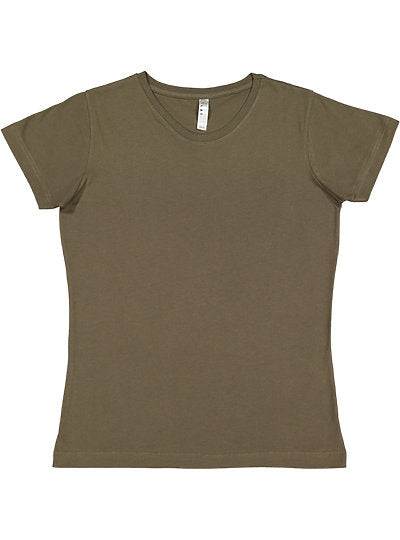 Women's Fine Jersey Tee  LAT  3516  LARGE