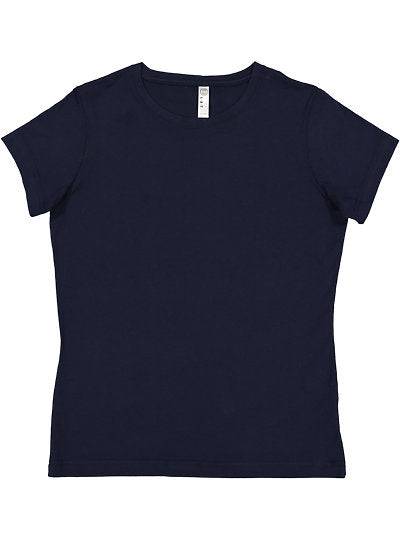Women's Fine Jersey Tee  LAT  3516  LARGE