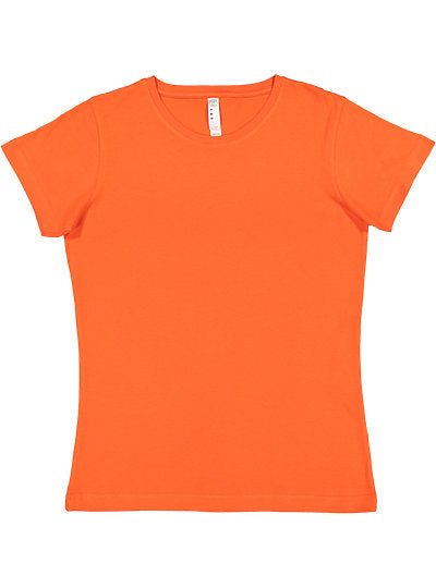Women's Fine Jersey Tee  LAT  3516  LARGE
