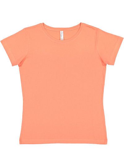 Women's Fine Jersey Tee  LAT  3516  LARGE