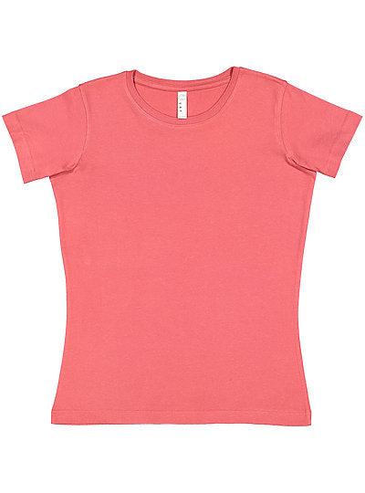 Women's Fine Jersey Tee  LAT  3516  LARGE