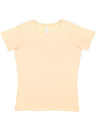 Women's Fine Jersey Tee  LAT  3516  LARGE