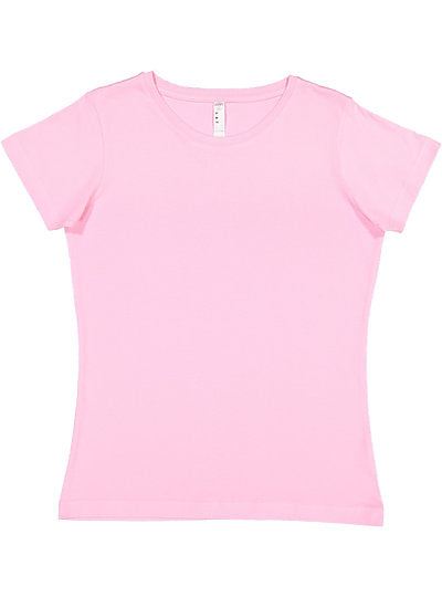 Women's Fine Jersey Tee  LAT  3516  LARGE
