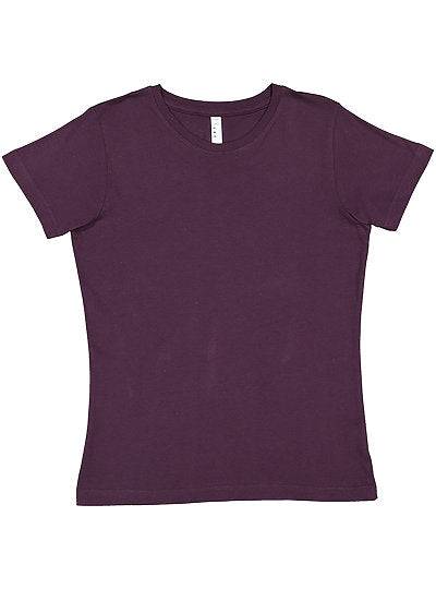 Women's Fine Jersey Tee  LAT  3516  LARGE