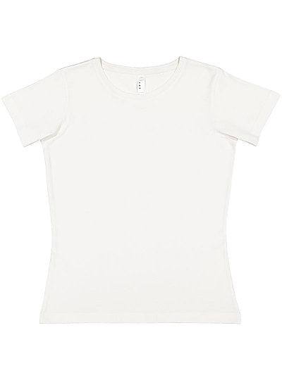 Women's Fine Jersey Tee  LAT  3516  LARGE