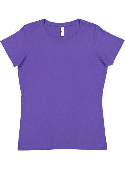 Women's Fine Jersey Tee  LAT  3516  LARGE