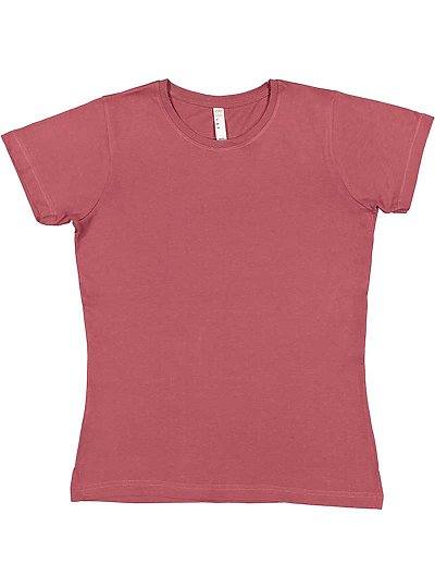 Women's Fine Jersey Tee  LAT  3516  LARGE