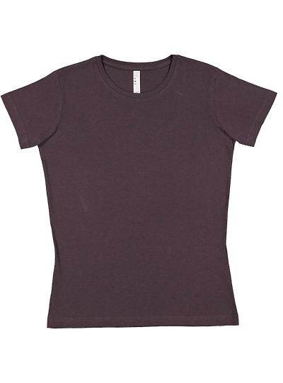 Women's Fine Jersey Tee  LAT  3516  LARGE