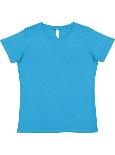 Women's Fine Jersey Tee  LAT  3516  LARGE
