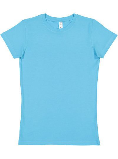 Women's Fitted Fine Jersey Tee  LAT  3616