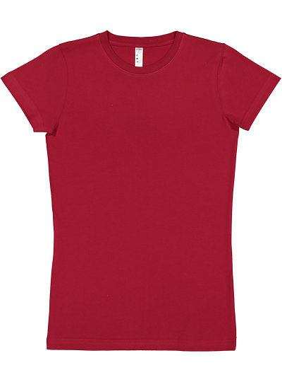 Women's Fitted Fine Jersey Tee  LAT  3616