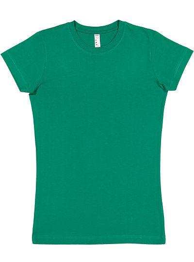 Women's Fitted Fine Jersey Tee  LAT  3616
