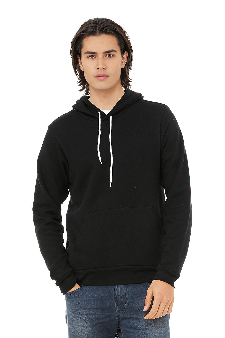 Unisex Sponge Fleece Pullover Hoodie Bella+Canvas 3719 MEDIUM