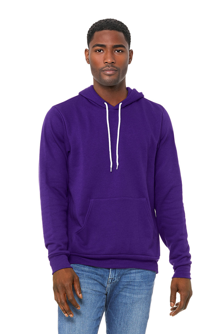 Unisex Sponge Fleece Pullover Hoodie Bella+Canvas 3719 MEDIUM