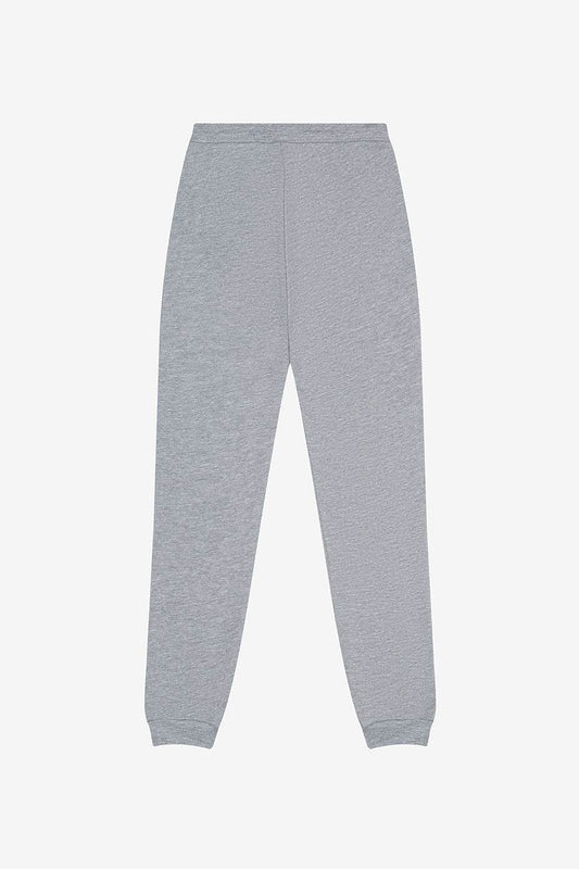 Youth sponge fleece jogger sweatpants in athletic heather gray with cuffed ankles and side seams