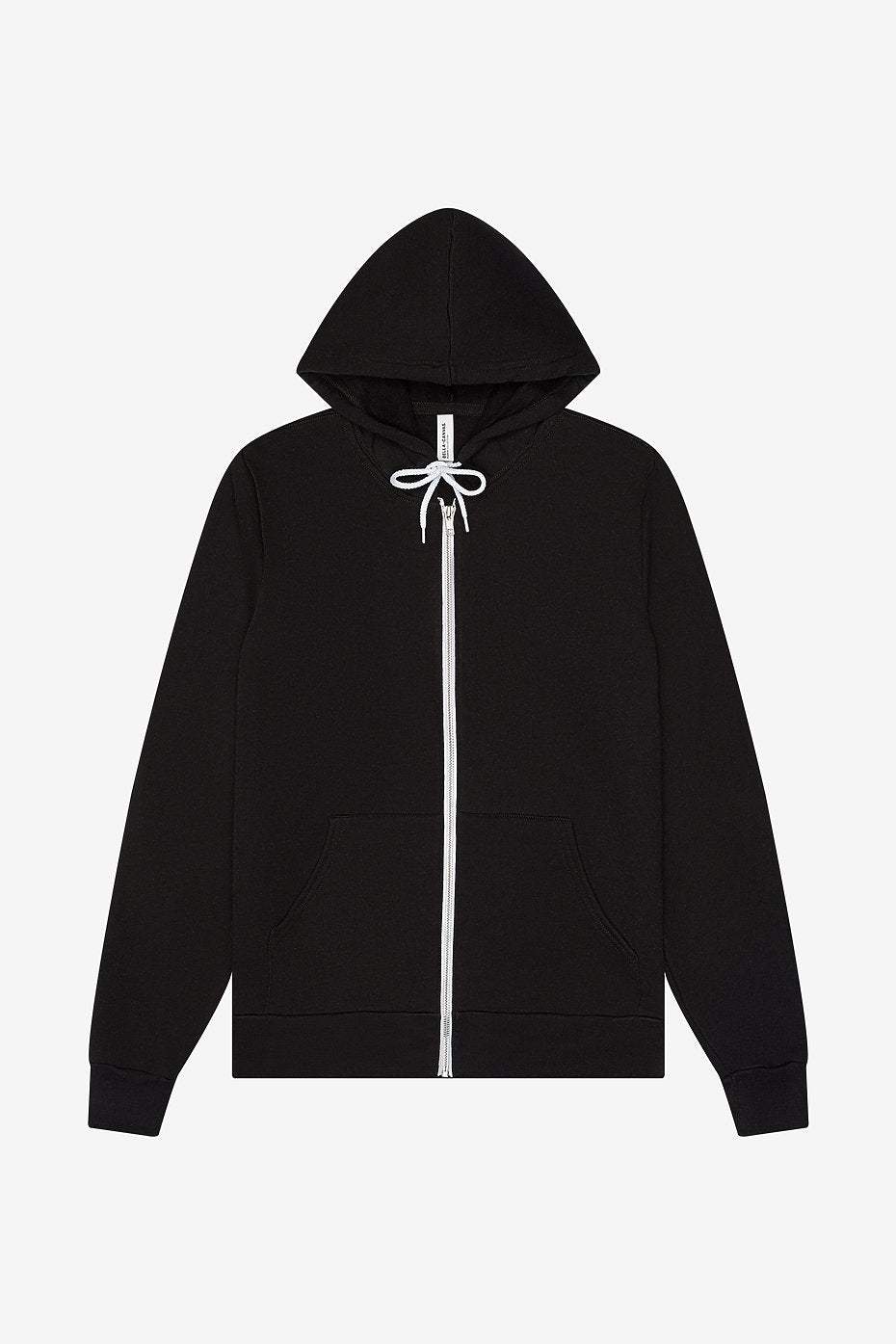 Unisex Sponge Fleece Full-Zip Hoodie  Bella+Canvas  3739  MEDIUM & LARGE