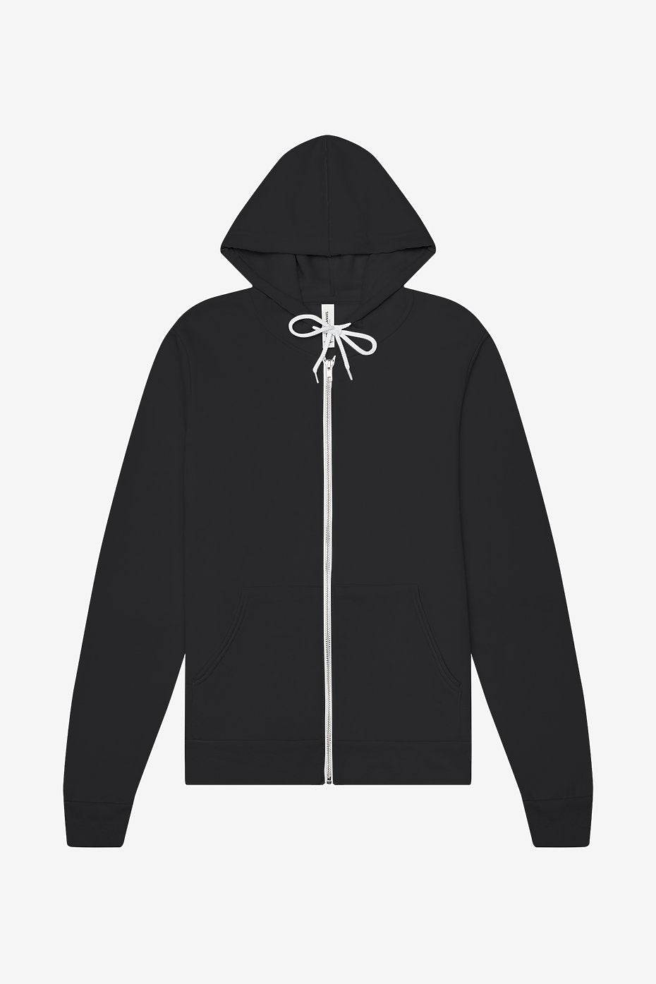 Unisex Sponge Fleece Full-Zip Hoodie  Bella+Canvas  3739  MEDIUM & LARGE