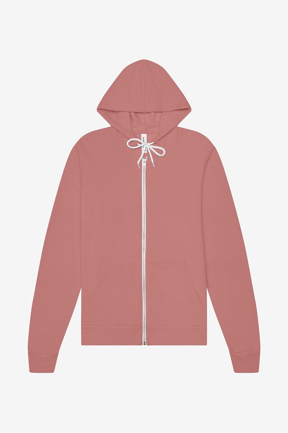 Unisex Sponge Fleece Full-Zip Hoodie  Bella+Canvas  3739  MEDIUM & LARGE