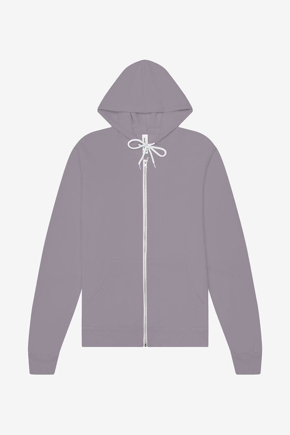 Unisex Sponge Fleece Full-Zip Hoodie  Bella+Canvas  3739  MEDIUM & LARGE